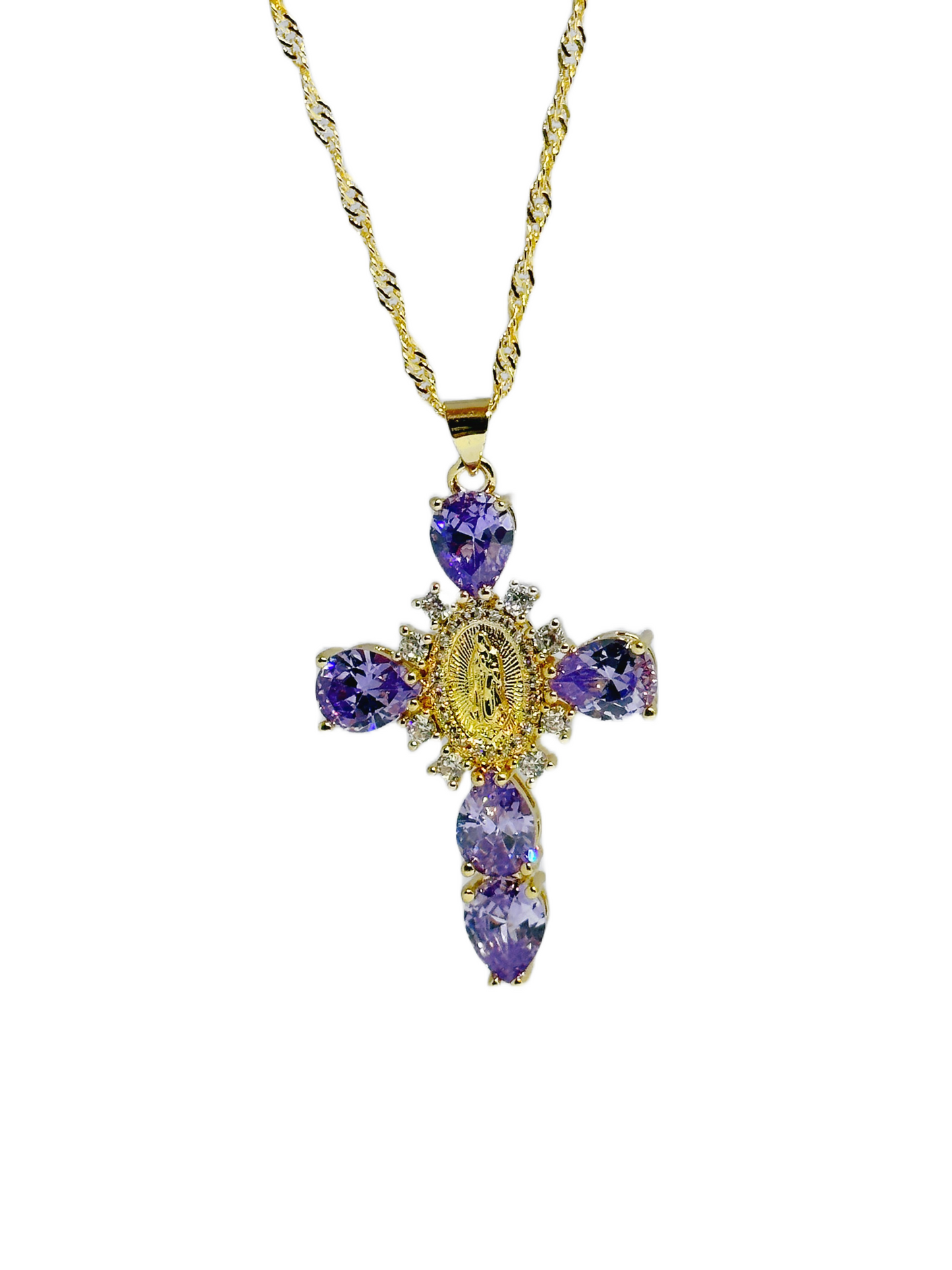 Virgencita Diamond Necklace