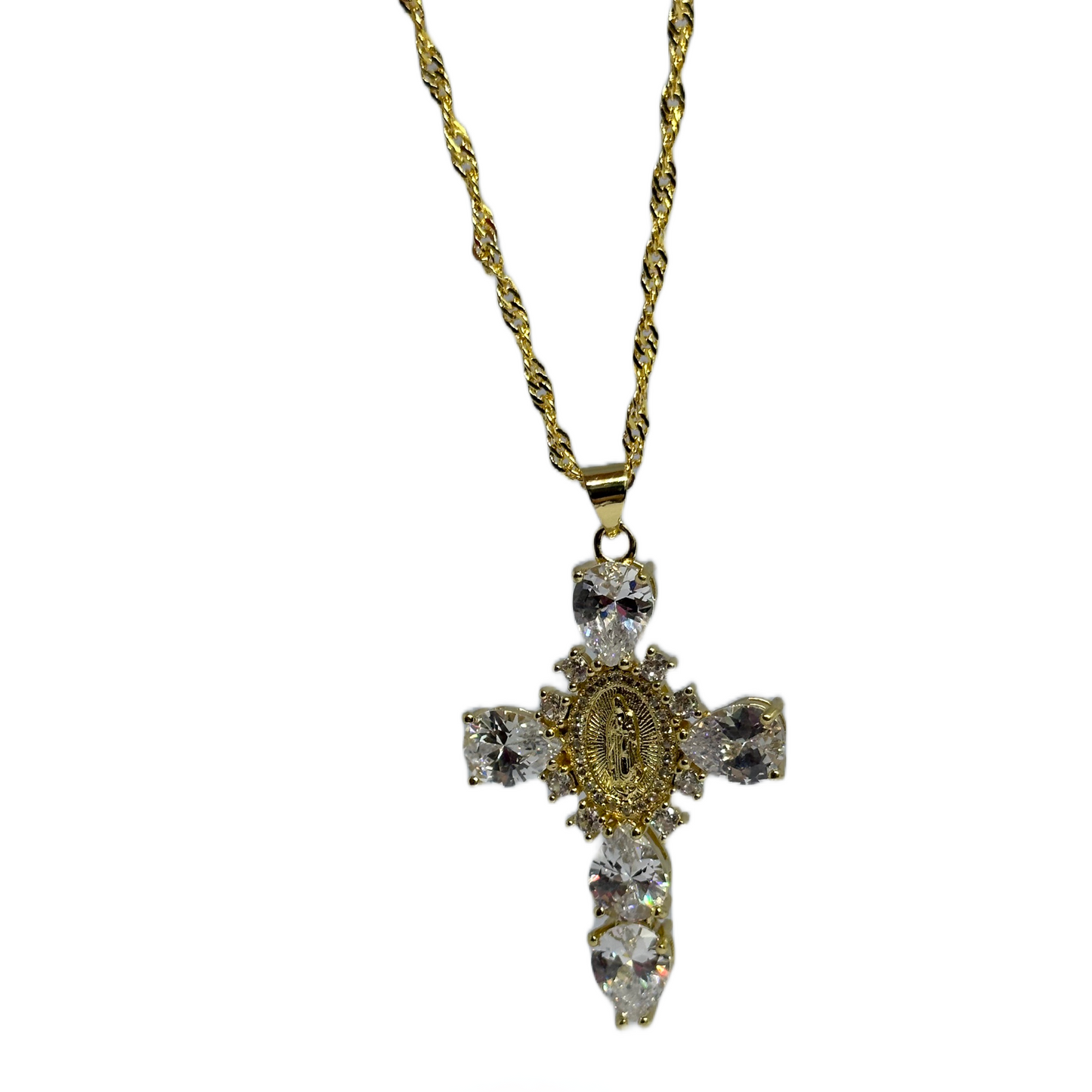 Virgencita Diamond Necklace