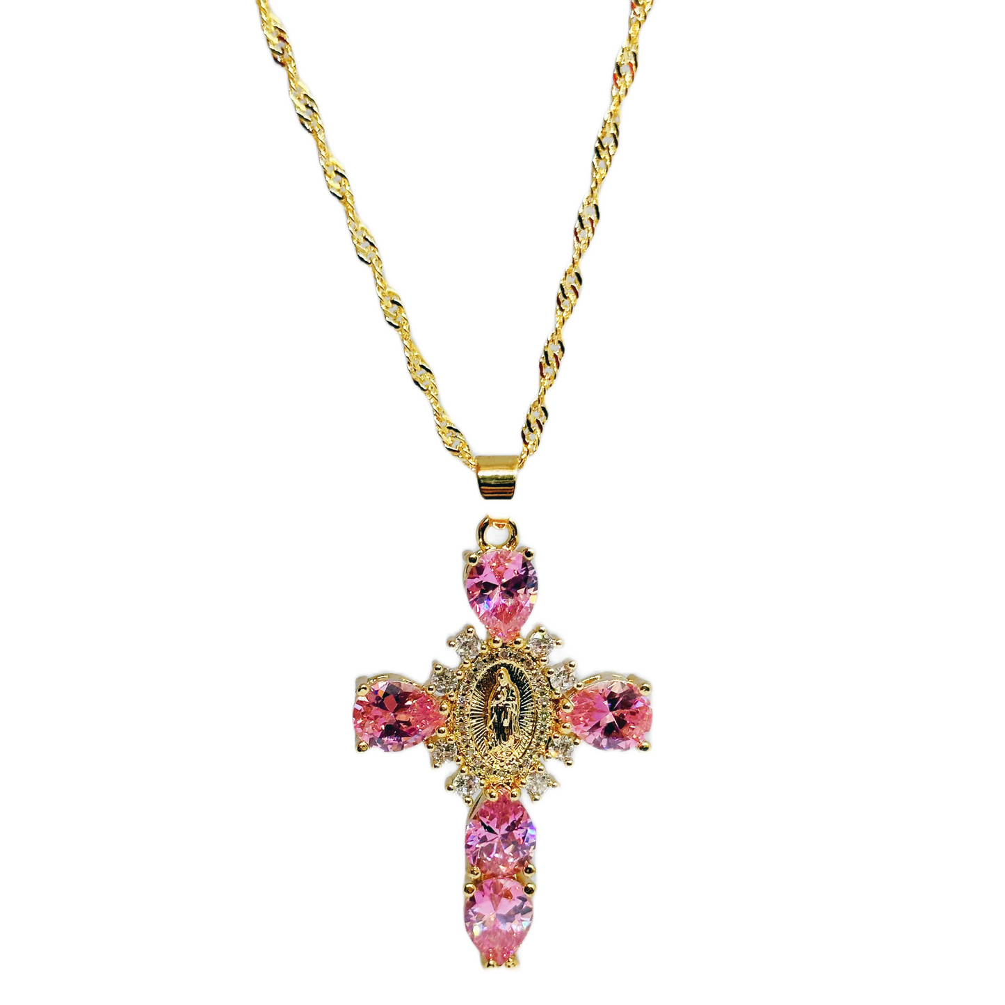 Virgencita Diamond Necklace